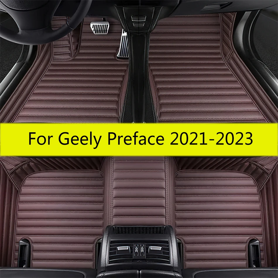 

Carpets For Geely Preface 2023 2022 2021 Car Floor Mats Auto Parts Foot Pads Accessories Interior Waterproof Product Automobiles