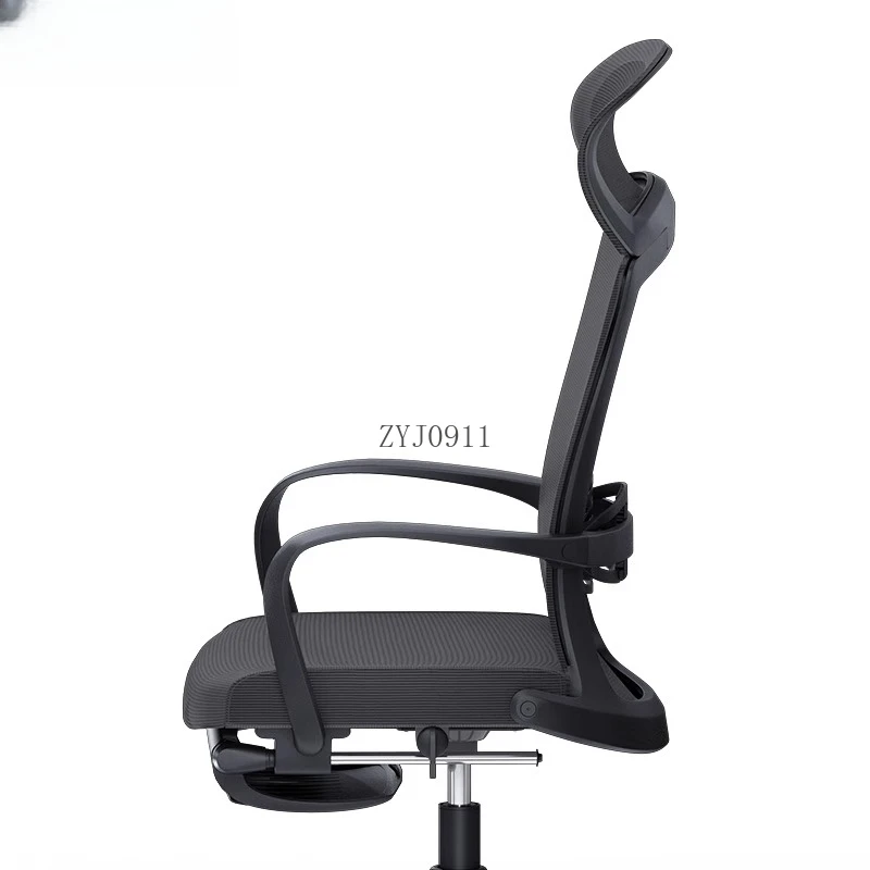 Sedia da gioco per computer Boss Sollevamento schienale per computer Sedia da ufficio ergonomica nera