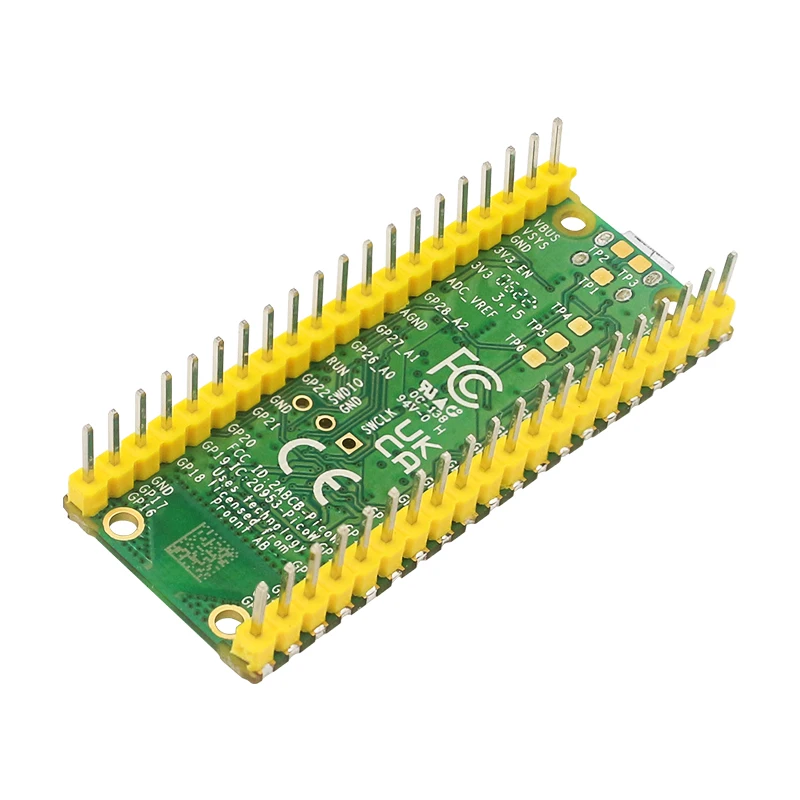 Raspberry Pi Pico W Wireless WiFi Module Dual-Core ARM Cortex MO+ RP2040 Microcontroller Development Board for Micro Python