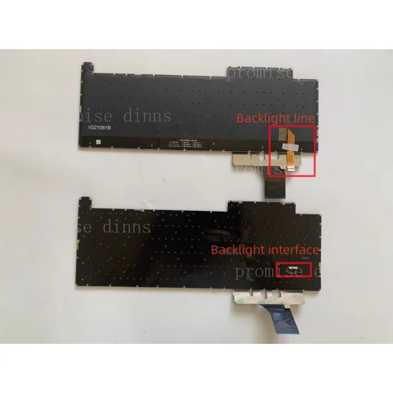 M   US keyboard For ASUS ROG Strix G814J G814JV G814JZ G814JI JU RGB Backlit 18