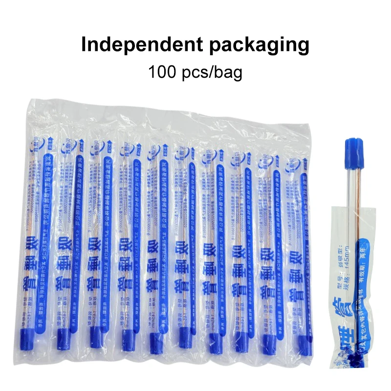 VVDental Disposable Dental Suction Tube 100pcs PVC Saliva Ejector Low Volume Aspirator for Oral Hygiene Dentist Clinic Supply