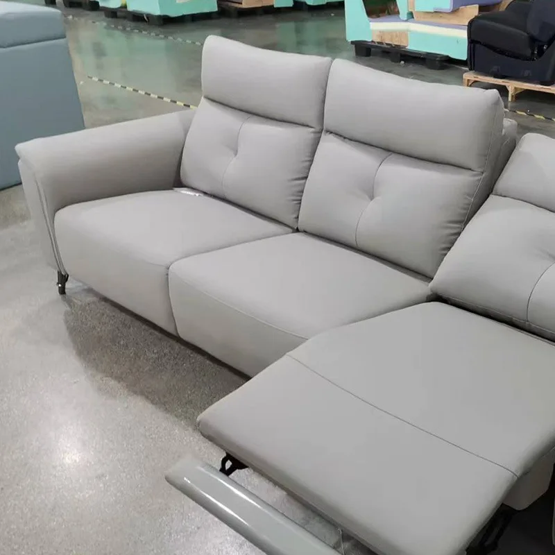 Multifunctional combination modern leather sofa