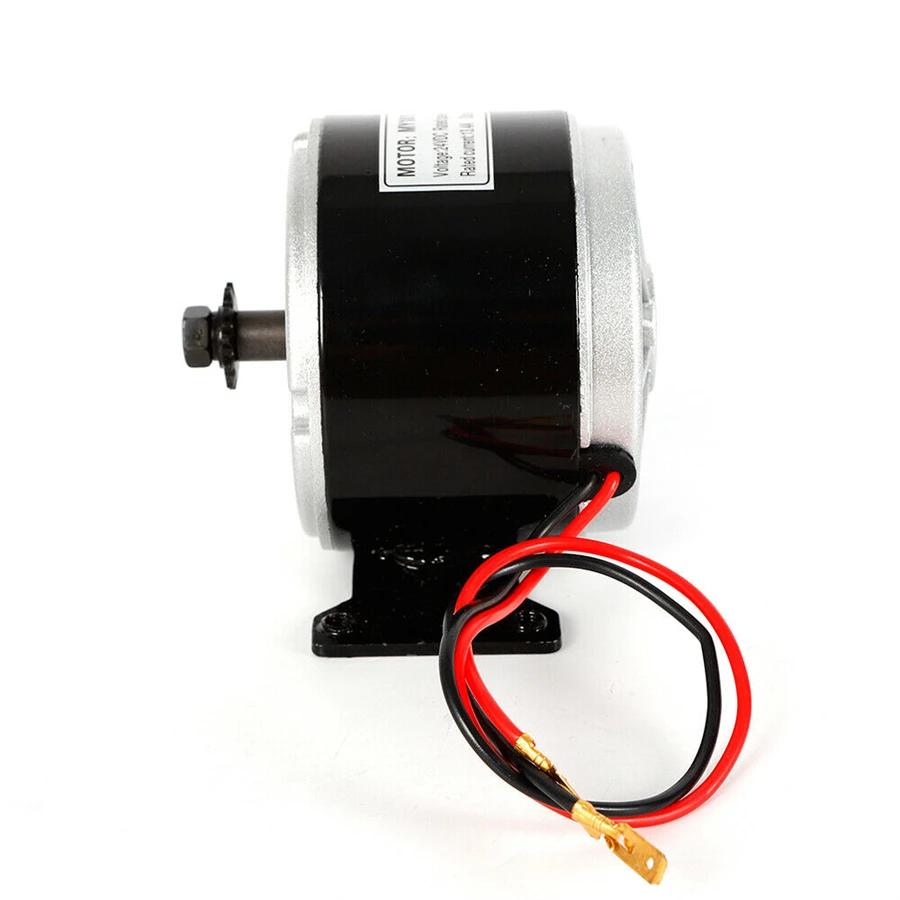 Motor DC para scooter elétrico, mini karts de bicicleta, 24V, 250W, 2750 RPM