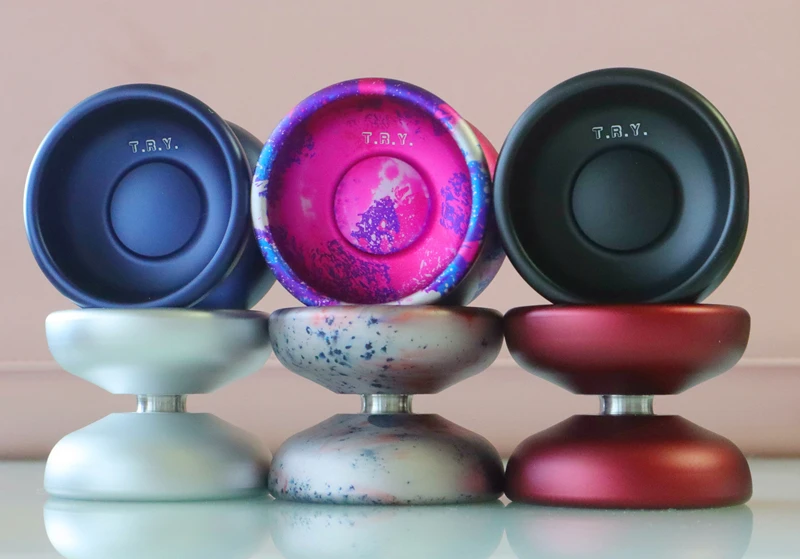 2022 TOPYO T.R.Y YOYO  Rounded retro creative professional competition alloy yoyo