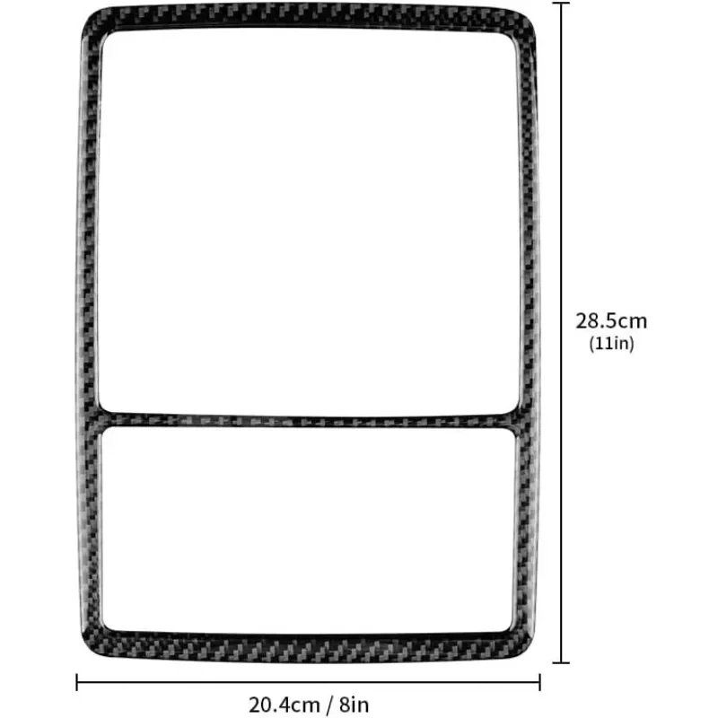 

For Lexus RX350 2016-2021 Carbon Fiber Front Reading Light Frame Trim Roof Lamp Cover Interior Protective Accessories