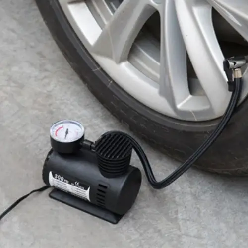 Imagen 2 del producto Inyector de aire portátil para neumáticos de coche, bomba de compresor de aire, inflador de ruedas para bicicleta y motocicleta, 300psi, 12V