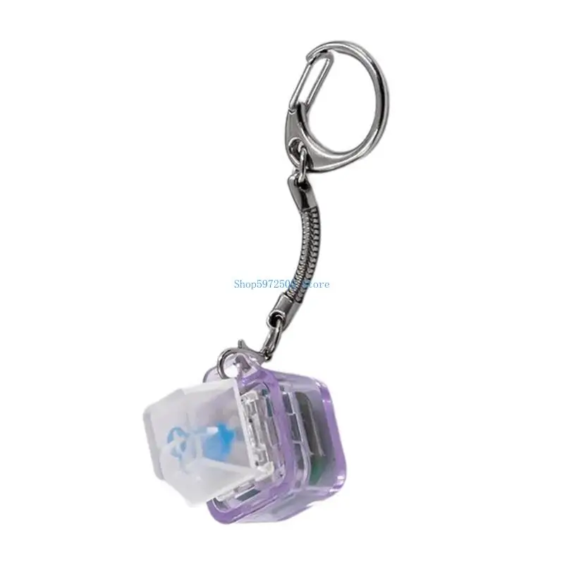 Y3NC Switches Tester Keychain Pendantwith LED for Mechanical Keyboards Keycap Testing