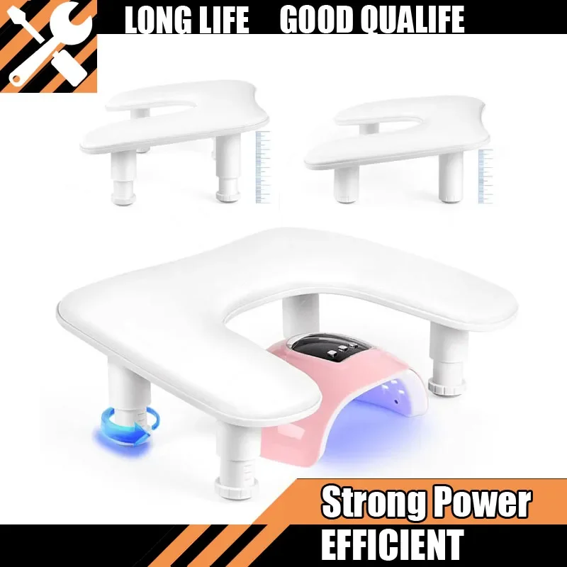 

Подлокотник для ногтей U-образная регулируемая высота инструмента Подушка для рук для маникюра Подставка для рук Мягкая микрофибра из искусственной кожи для маникюрного салона