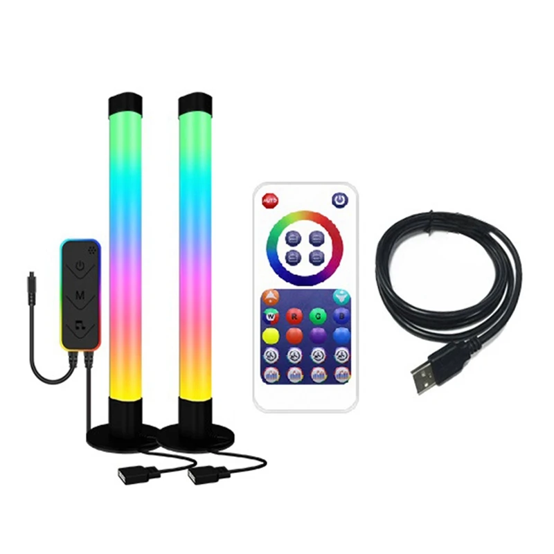 

Smart LED Light Bar RGB Atmosphere Remote Control Pickup TV Wall Computer Game Bedroom Night Light