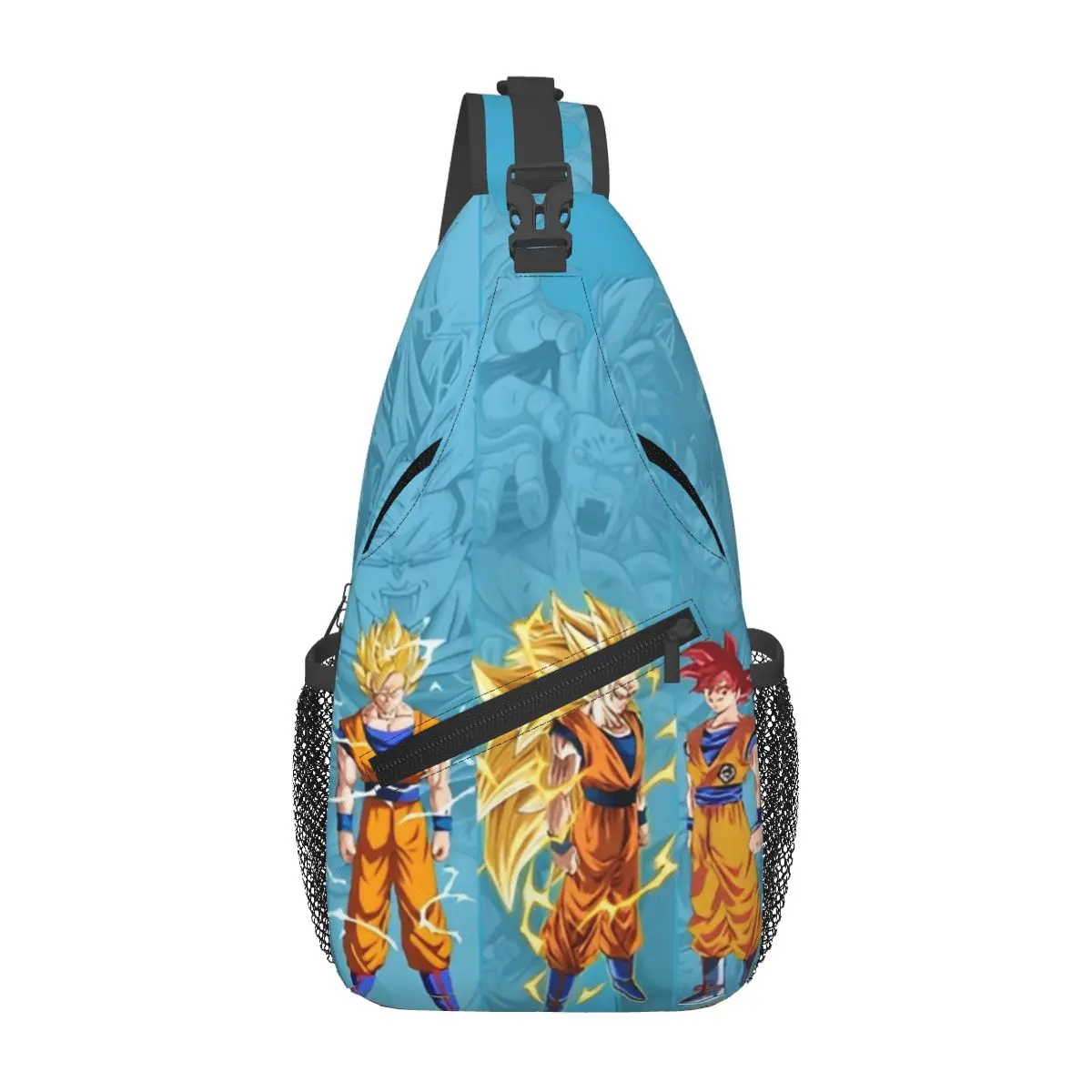 

Dragon Ball Z Characters Sling Bag Chest Crossbody Shoulder Backpack Travel Hiking Daypacks Casual Bag