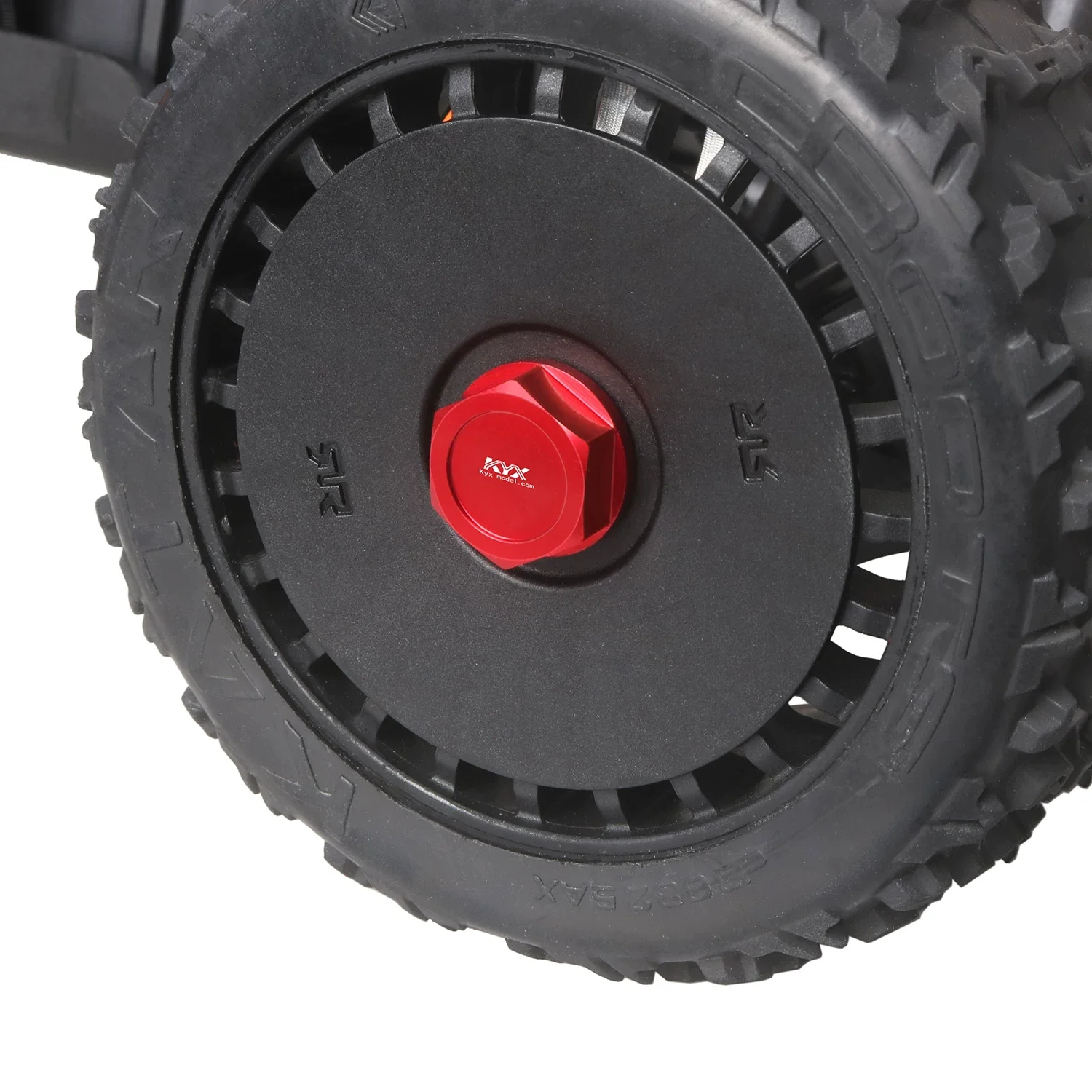 Aluminum Wheel Nut Caps For Arrma 1/8 Typhon 6S Buggy CNC Metal Wheel Hub Cover Upgrade Parts