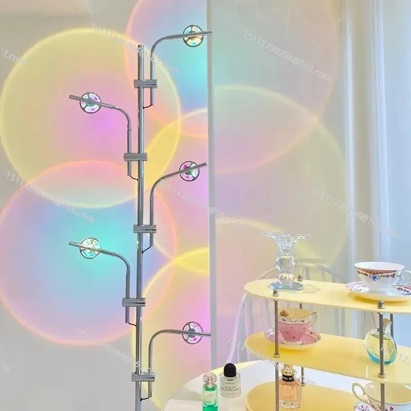 

Sunset Lamp Rainbow Atmosphere Night Light Sunset Light For Bedroom Room Decoration Background Wall Sunset Floor Lamp