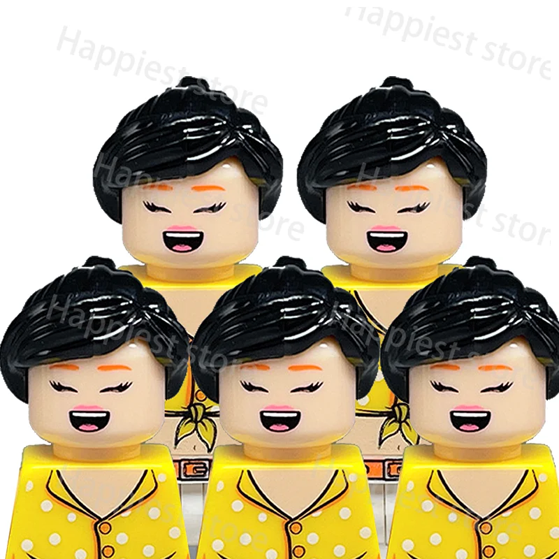 MOC New City Dance Girl Figures Building Blocks Sexy Model Lady Student Career Figure Accessories Kids Toys