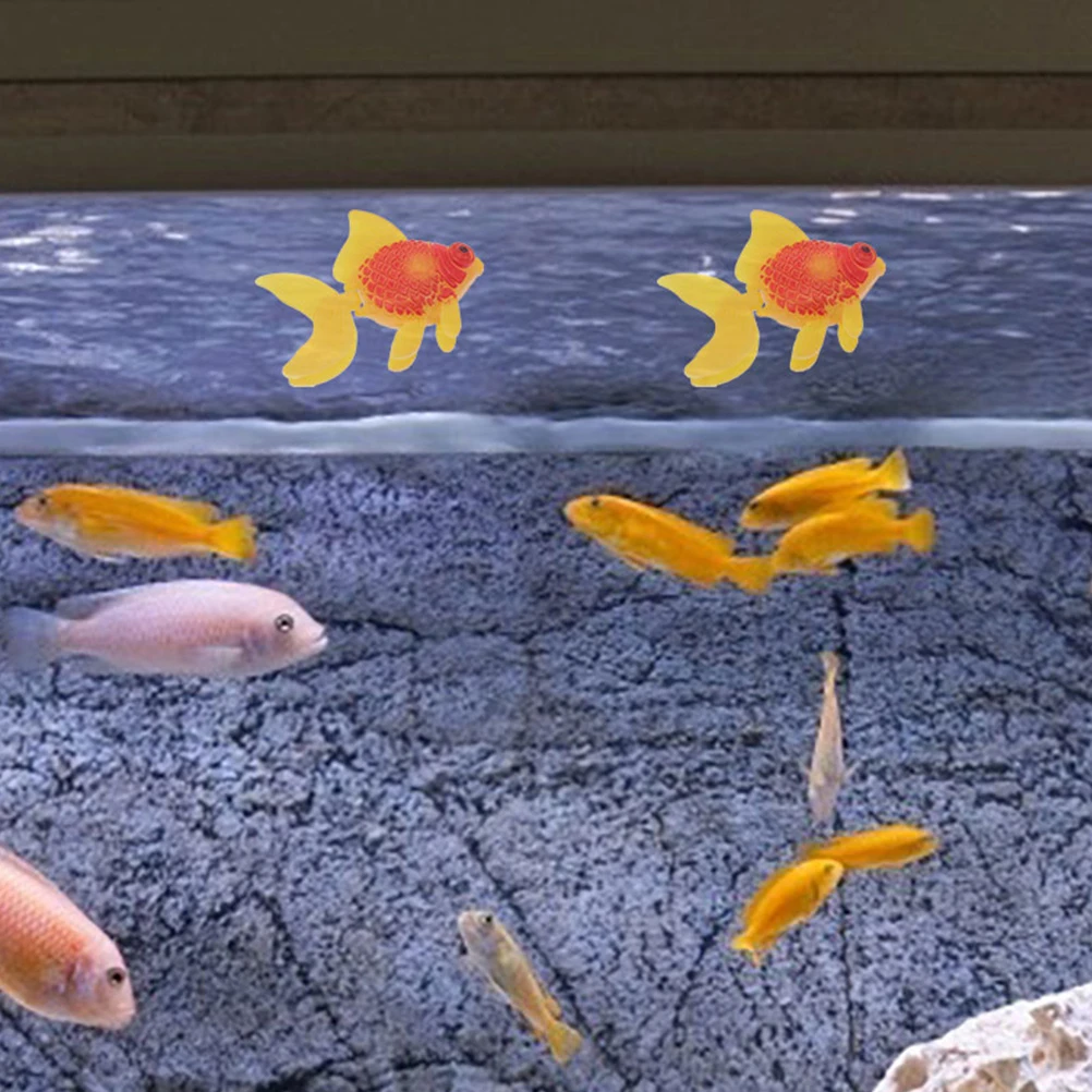 

20pcs Artificial Goldfish Floating Fake Fish Toy Safe Durable Plastic Kids Bath Aquarium Decoration Pet Supplies