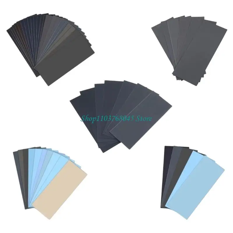R53F Various Grits Option Silicon Carbon Sandpaper for Smooth Polishing on Auto Body Plastic Glass Metal Ceramic