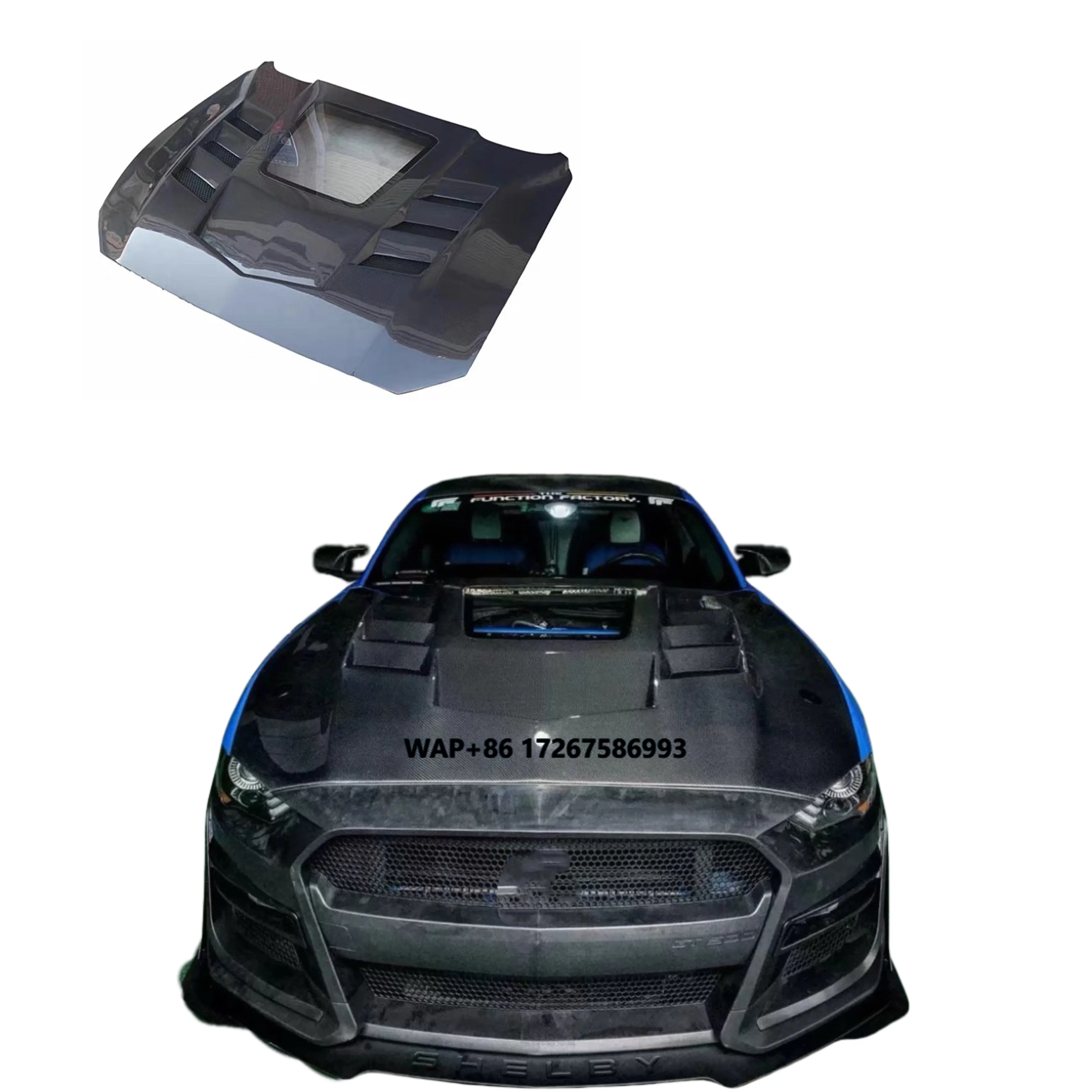 

Car Bonnet GTSS Style Carbon Fiber Front Hood for Engine Cover