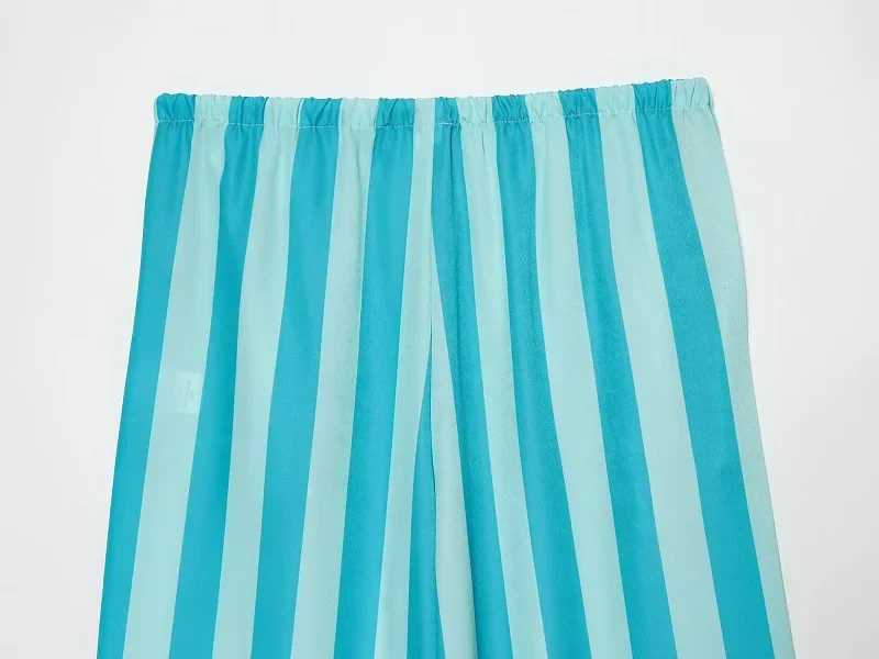 MUJER Gestreiftes Crop-Top für Damen, sexy, rückenfreies Slip-Top für Damen, Sommer-Strand-Top, weibliches Trägertop, ärmellose Damen-Tops – Detail 16