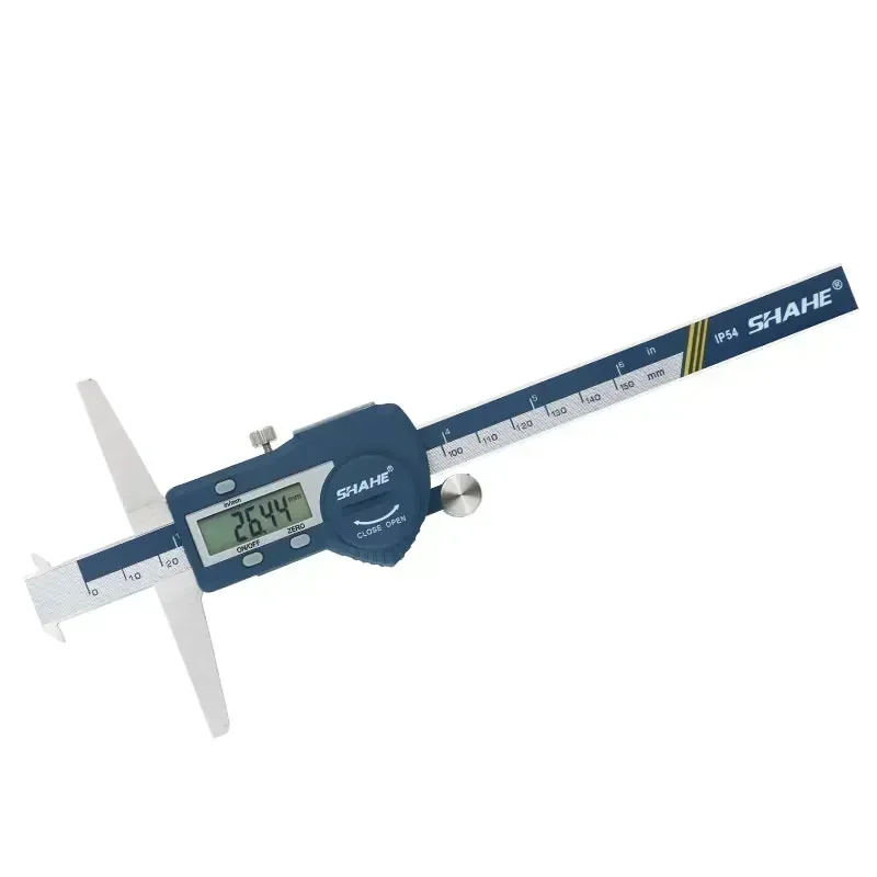 Shahe 0-150/200/300 mm Digital Micrometer Electronic Caliper Double Hooks Digital Depth Vernier Caliper Digital Caliper Tools