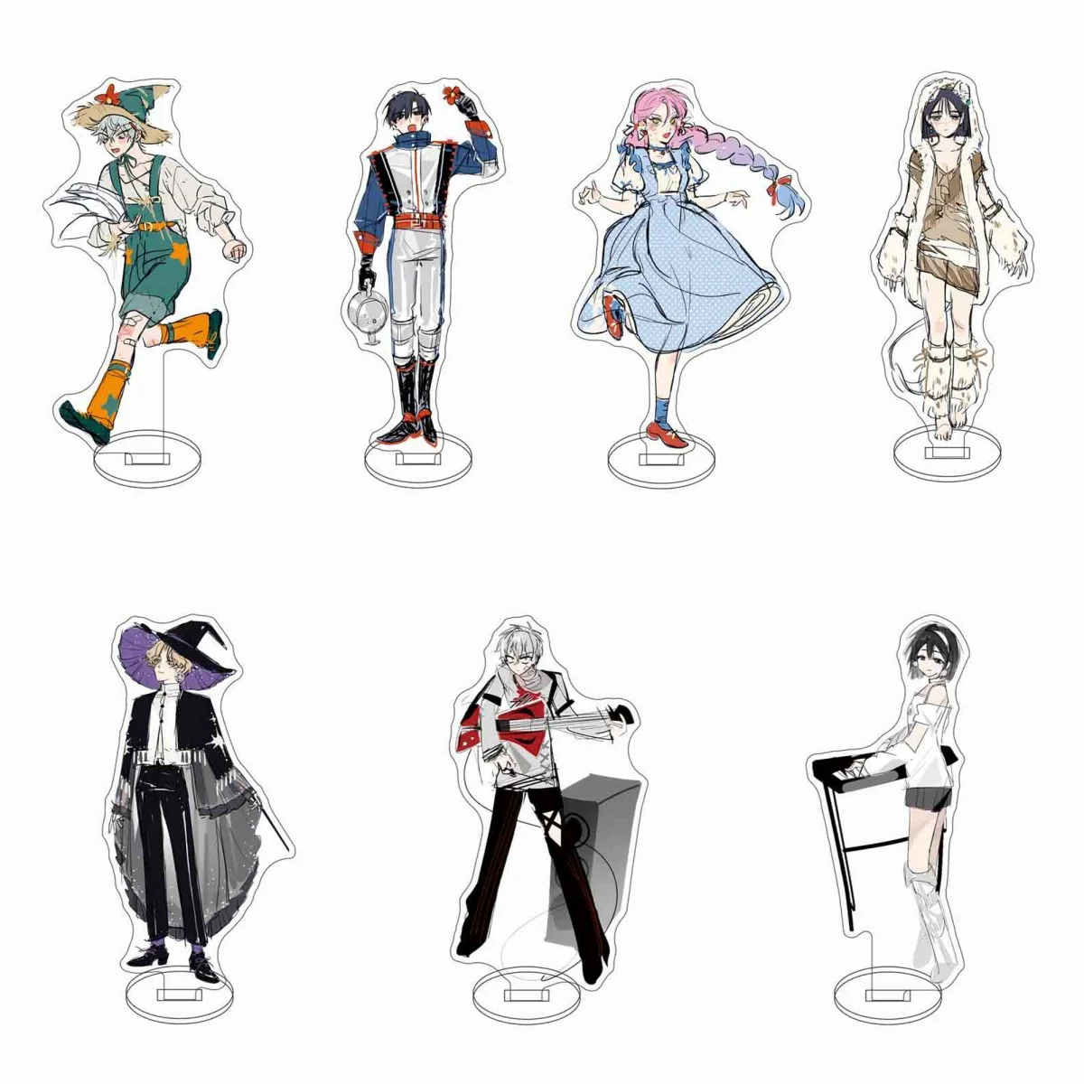 

15CM hot Anime Alien Stage Acrylic Stand Model Cosplay Characters Ornament Accessories Goods Collection Gifts