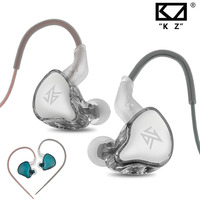 KZ EDCX Earphones Bass Earbuds In Ear Monitor Headphones Dynamic Noise Cancelling HIFI Sport Headset 3.5mm Wired Stereo Earbuds