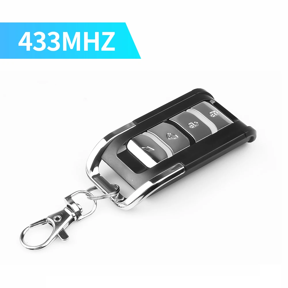 4 Channel 433Mhz Cloning Remote Controller RF Wireless Transmitter Key for Electoric Door Car Garage Door Electric Motorcycle