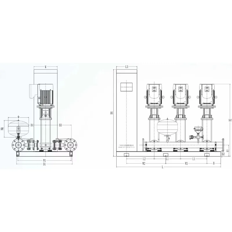 Multistage Frequency Conversion Pump Set for High-Rise Building Water Supply - Low Maintenance Costs Horsepower
