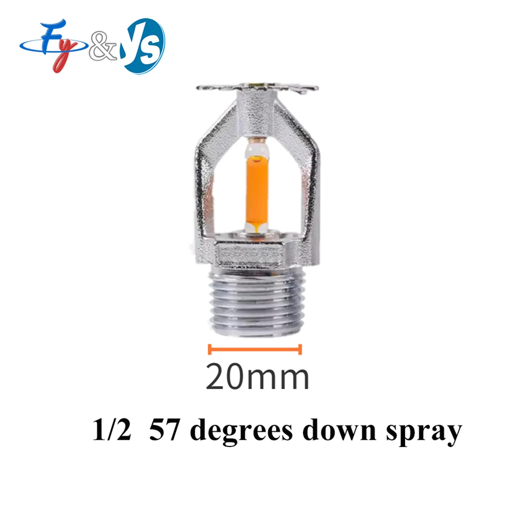 Fire Sprinkler Head 68/57 degree Fire Extinguishing System Protection Equipment Spray Sprinkler Up/Down/Side Spray