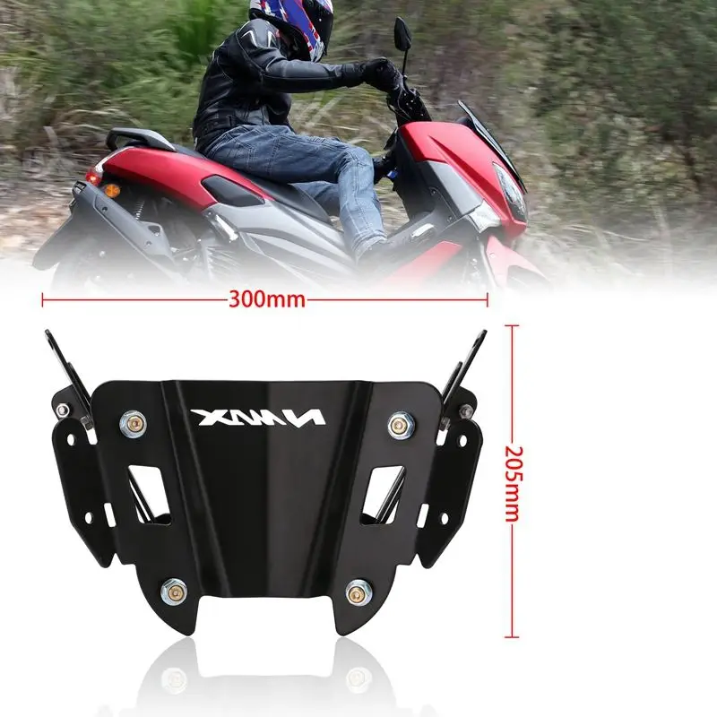 For Yamaha NMAX 155 125 150 2015-2018 2019 Motorcycle Rear Side View Mirrors Bracket Rearview Mirror Screws Adapter Holder