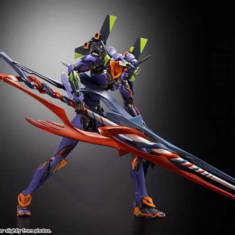 In Stock Bandai Metal Build Evangelion Unit 01 30th Anniversary Spear Of Gaius Alloy Action Figure