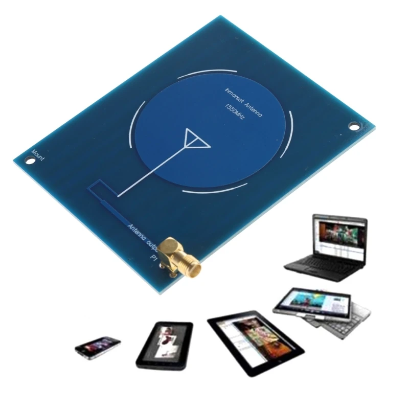 แพทช์เสาอากาศรับสัญญาณสูง (3.5dBi) เสาอากาศ PCB 1550MHz สำหรับ InmarsatAERO/STDC