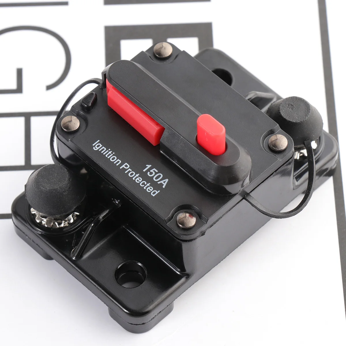 

High Amp Circuit Breaker 150a Manual Reset Dual Stud Waterproof Circuit Breaker High Sensitivity Prevent Excessive Current
