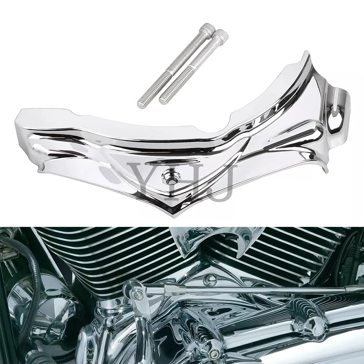 

For Harley Softail Heritage Fat Boy Slim Standard Custom Breakout Deluxe Springer Classic Night Train Cylinder Base Side Cover