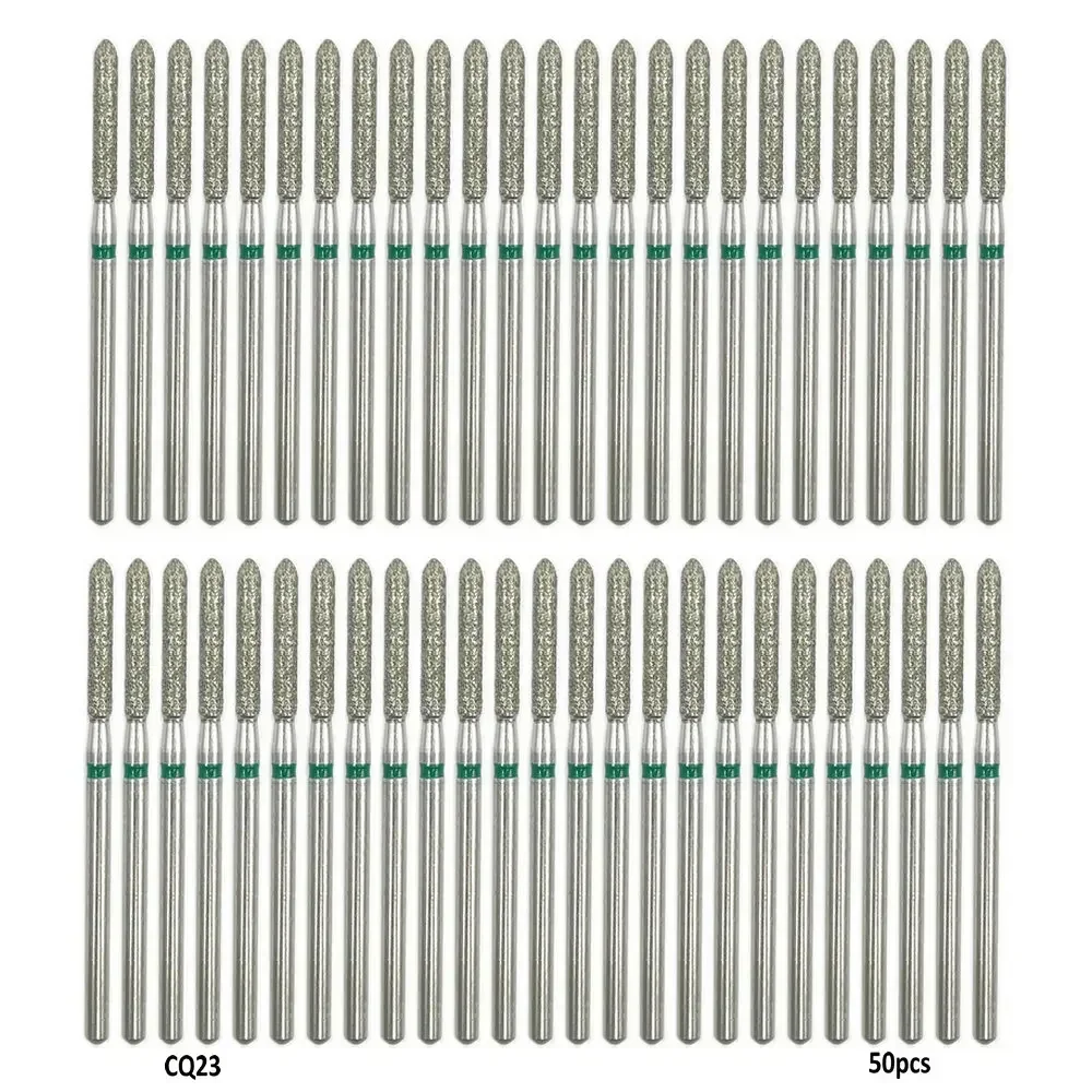 50pcs Diamond Nail Drill Bit Set of Milling Cutters for Manicure Diamond Bit Milling Cutter Nail Bits for Electric Drill Machine