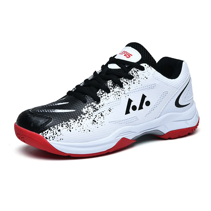 

2025 LEFUS Black White Mens Badminton Sneakers Tennis Female Non-slip Outdoor Sports Training Athletics Sports Sneakers