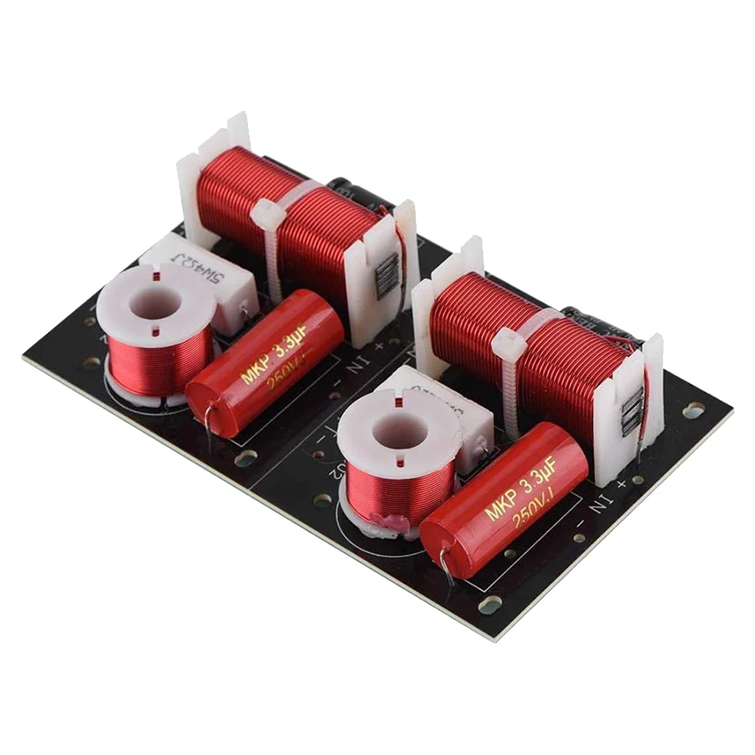 New--2Pcs 400W Speaker Frequency Divider 2 Way 2 Unit Hi-Fi Soundshelf Crossover Filters Woofer And Tweeter