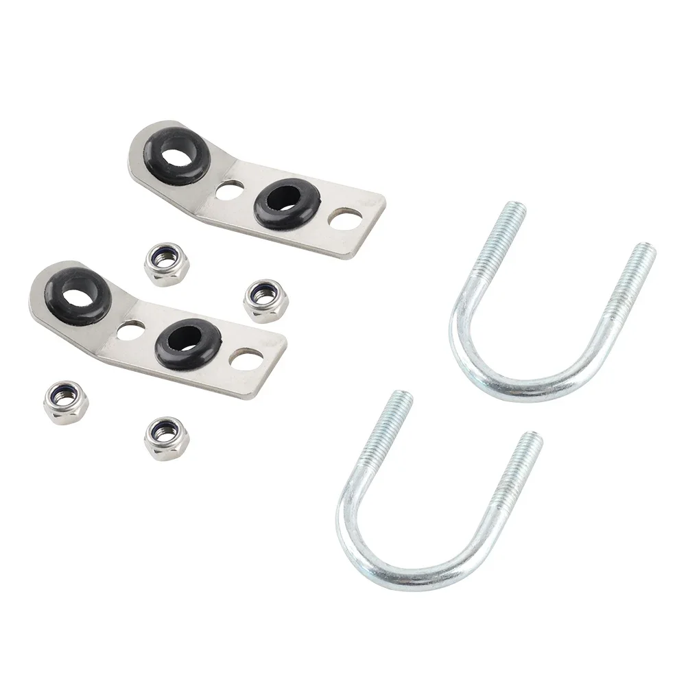 High quality Stainless Steel Traction Bar Radiator Relocation Brackets For Honda Civic EG EK DC2 Integra CRX Engine Parts - view 5