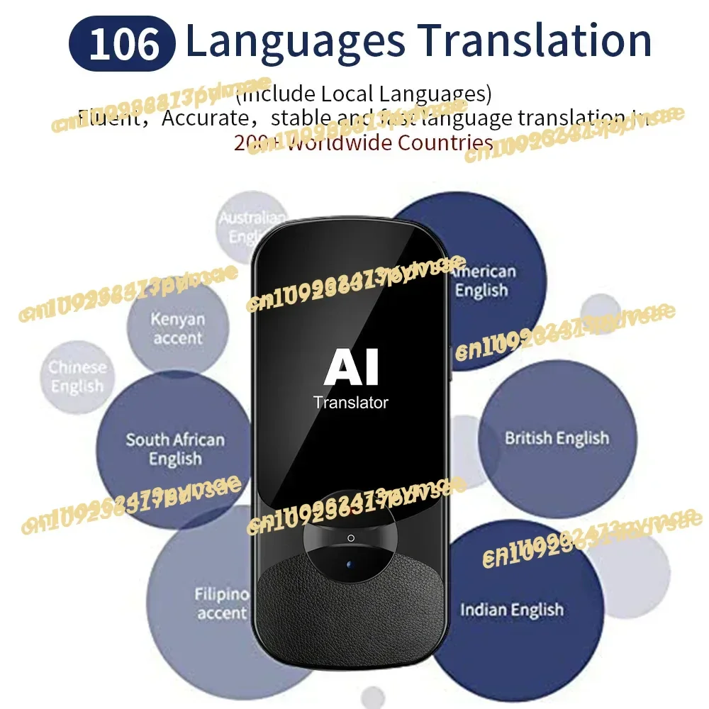 

20252024 Best Voice Translator Travel use portable device Language translator with small size and fast translation