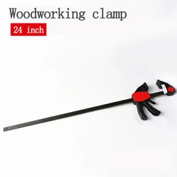 24-inch 600mm Heavy-Duty Bar Clamp Woodworking Work Bar F Clamps Clip Quick Release and One-Handed DIY Carpentry Hand Tool