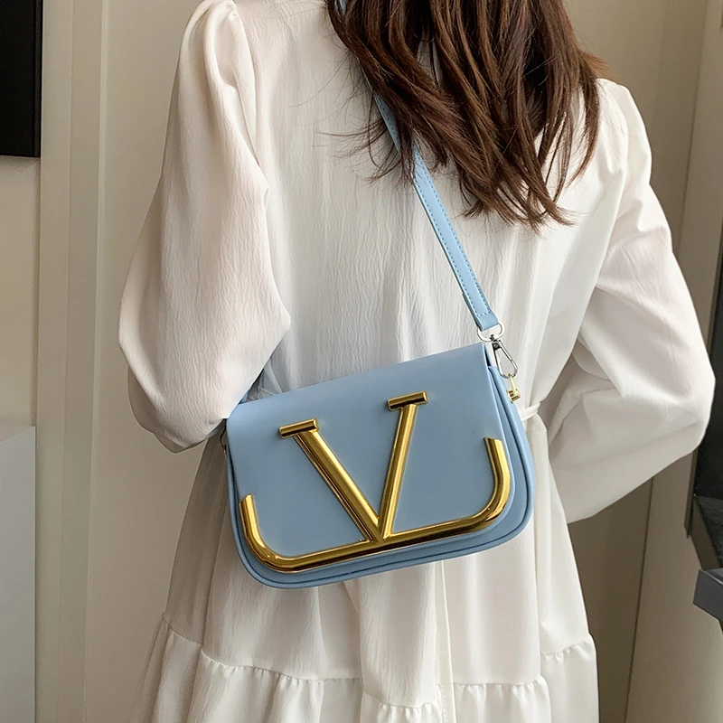 

One Size PU Leather Women's Underarm Bag Lock Closure Autumn One Shoulder Bag Stylish Ladies Handbag for Shopping and Dating​