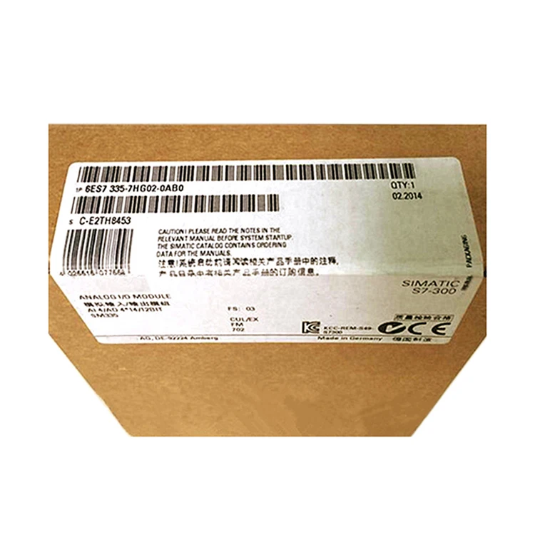 Gold Seller 6ES7335-7HG02-0AB0 S7-300 Series PLC Controller New Original Warehouse Stock