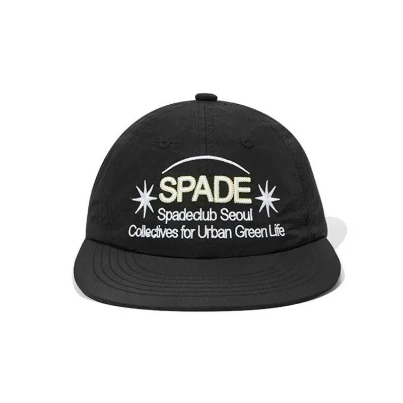 

New Nylon Baseball Cap - Quick-Dry Sun Hat for Men & Women, Adjustable Embroidered Flat Brim Summer Hat