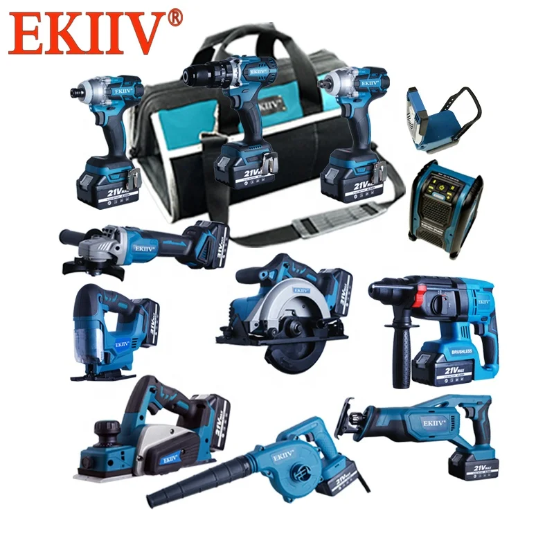 MARVEL CK2114 OEM High Quality 20V Brushless Handheld Combo Power Tool Kit with CE Certification for Cutting Wood & Drill Holes