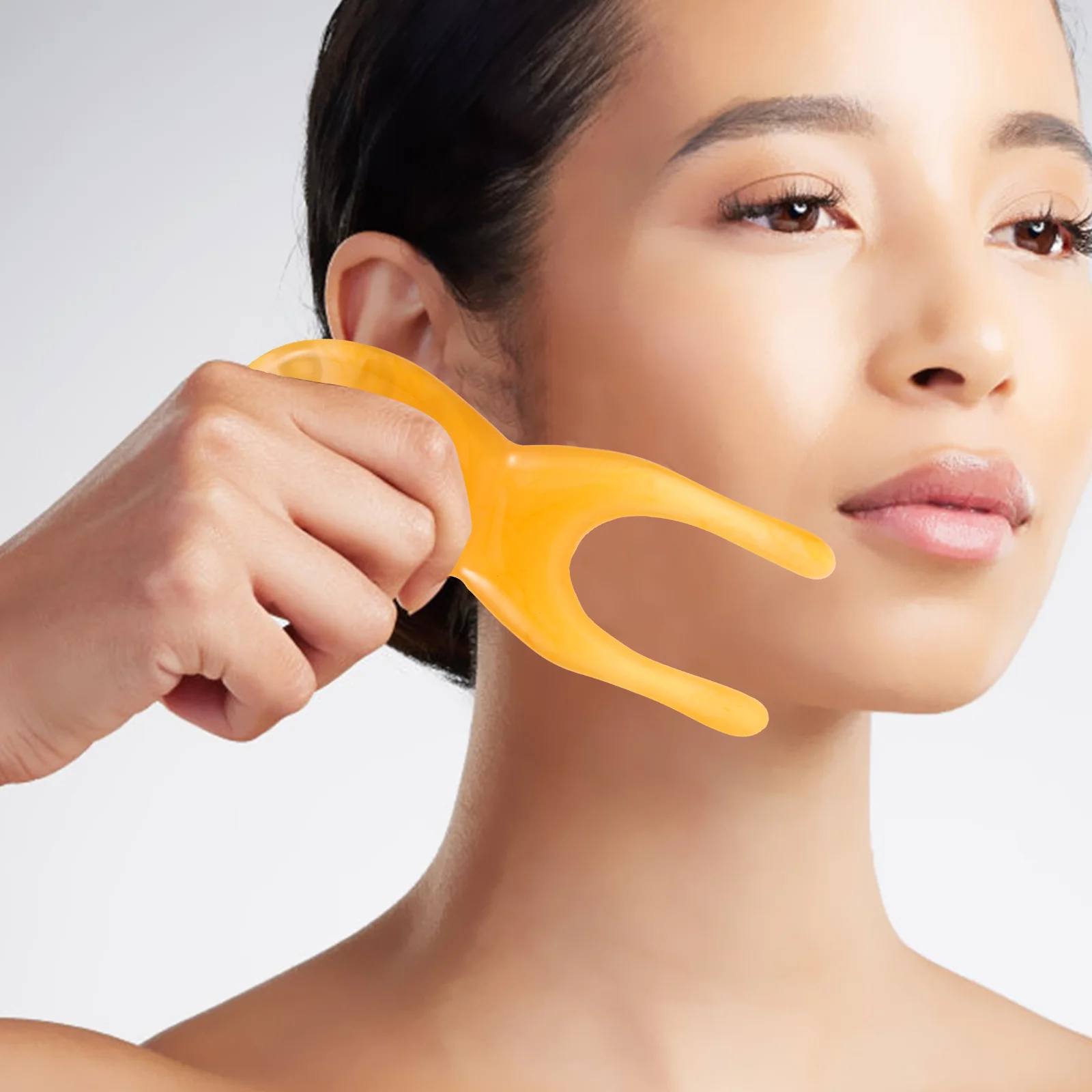 

Nose Massager Resin Durable Nose Scraper Compact Facial Guasha Tool Acupoint Massager Relaxation Tool Facial Tools