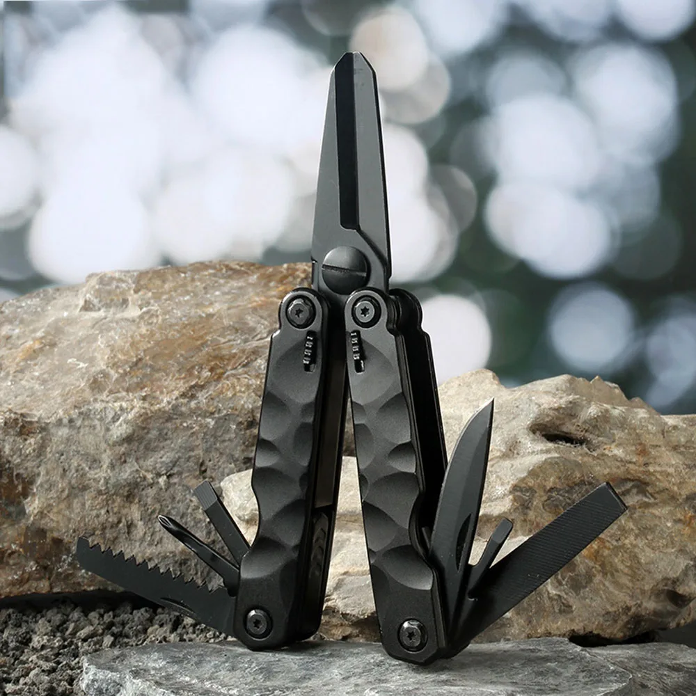 Stainless Steel Multi-tool Outdoors Folding Knife Pliers Scissors Home Garage Hand Tools Sets Survival Gear EDC Shears Nippers