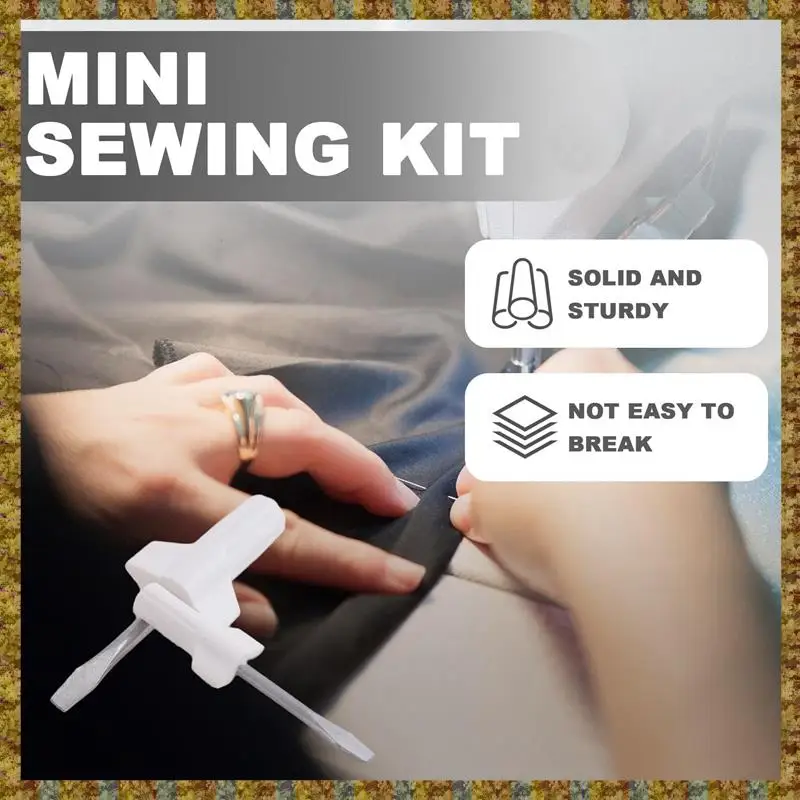 F-F 6-компонентный набор для чистки швейной машины включает пинцет, отвертку с двусторонней щеткой для ворса, для швейных инструментов