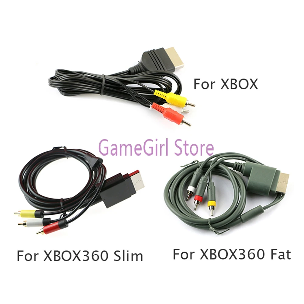 

10 шт. AV-кабель HD TV аудио-видео оптический шнур для XBOX Xbox360 Slim Fat Console Замена