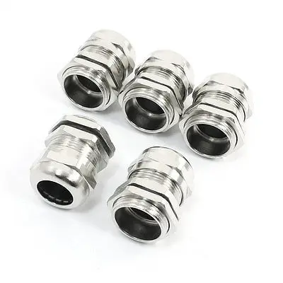 Nickel Plated Brass Waterproof Cable Gland Connector Fastener PG42 PG48 PG63