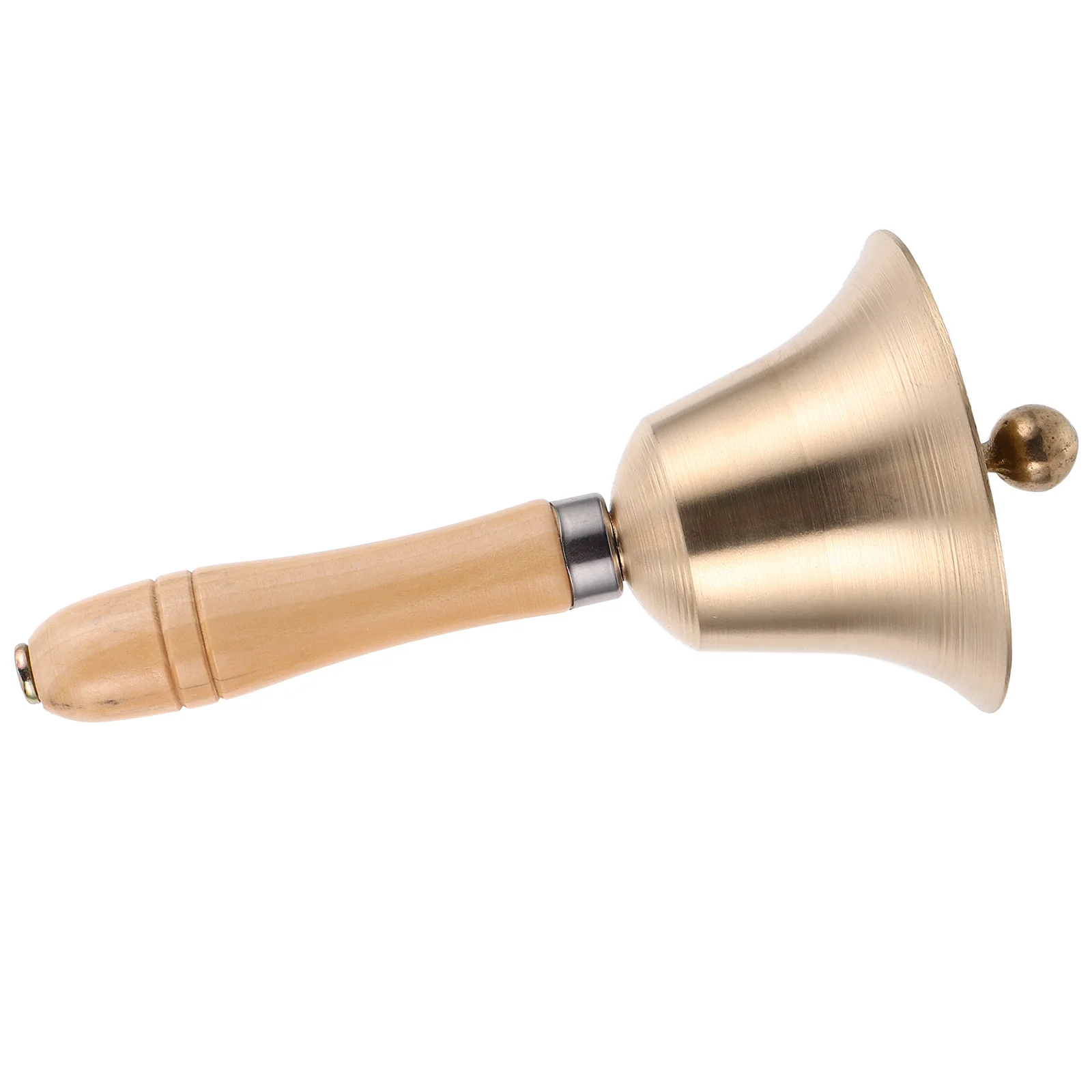 

Pet Bell Polished Brass Hand Bell Lightweight For Home School Hotel Christmas Party Decoration Table Storage Organizer
