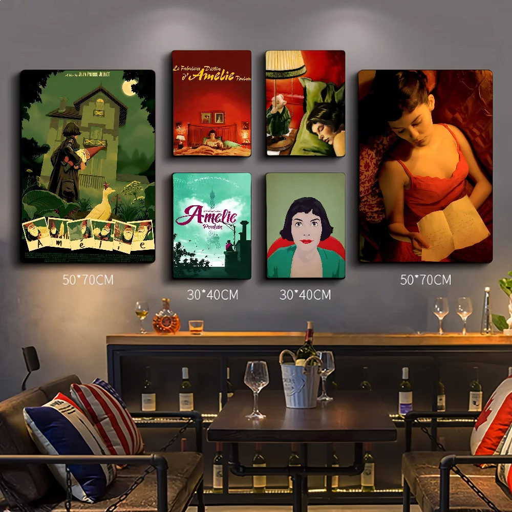 French Movie Amelie Classic Movie Posters Fancy Wall Sticker For Living Room Bar Decoration Room Wall Decor