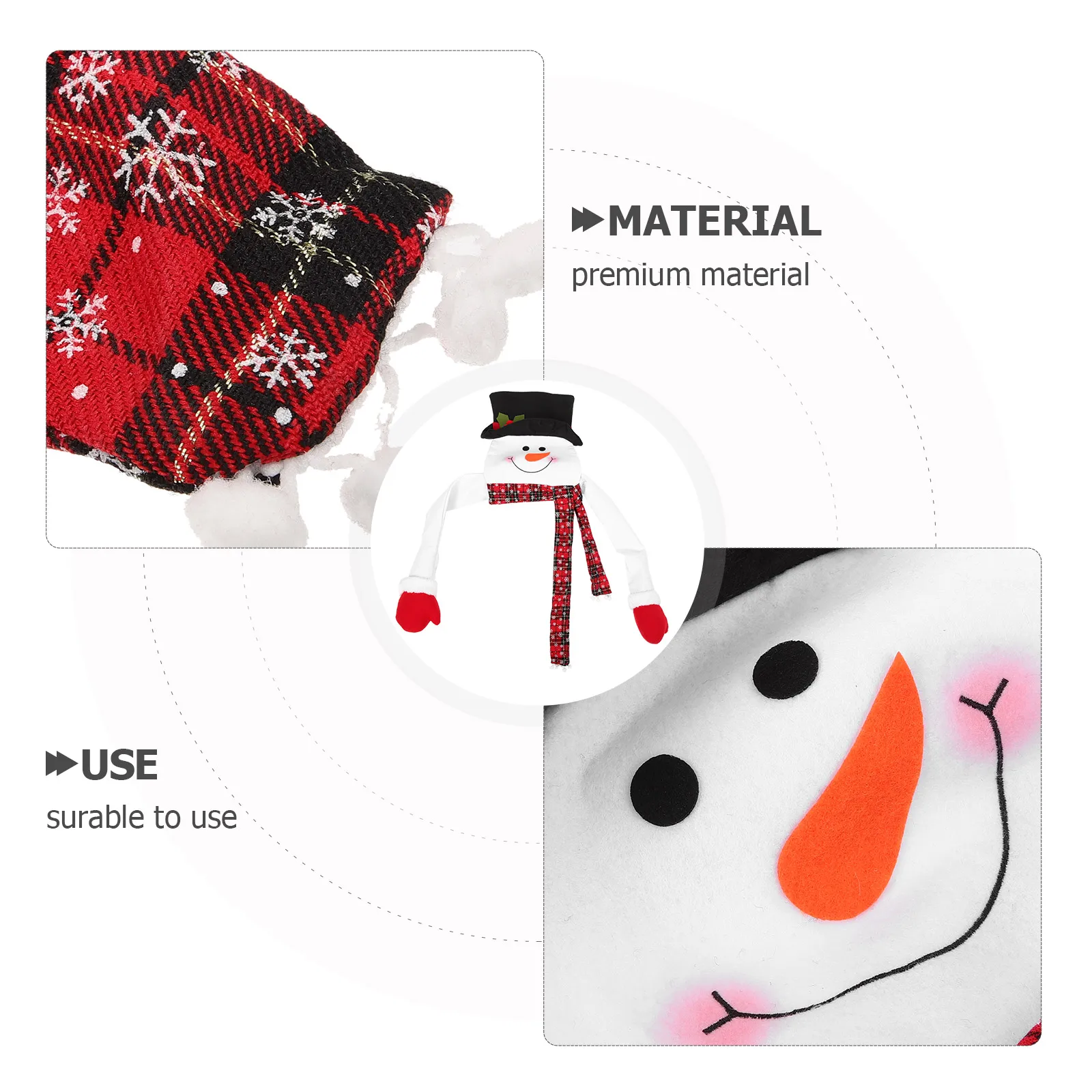 

Christmas Tree Topper Snowman Tree Topper Christmas Ornaments Party Supplies